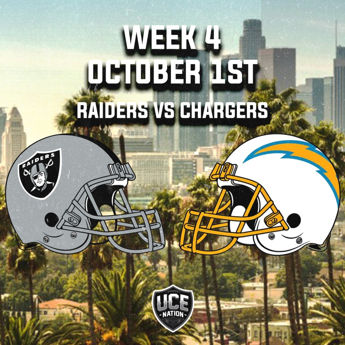 Raiders vs Chargers Week 4 Package Details – The UCE Nation