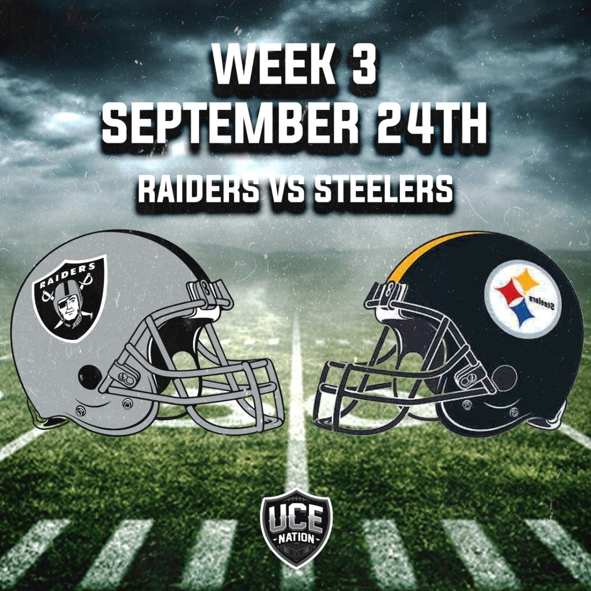 Raiders vs. Steelers - Week 3