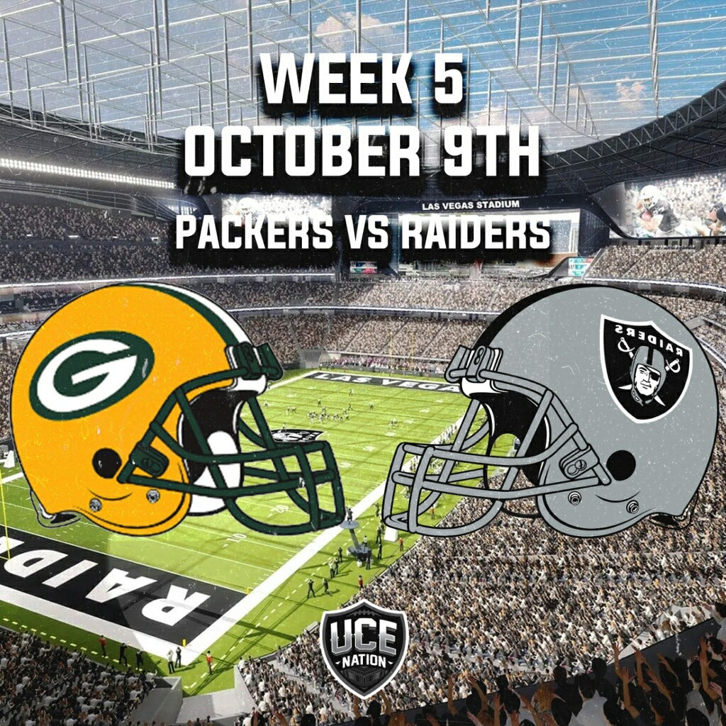 Raiders vs Packers Week 5 Package Details The UCE Nation